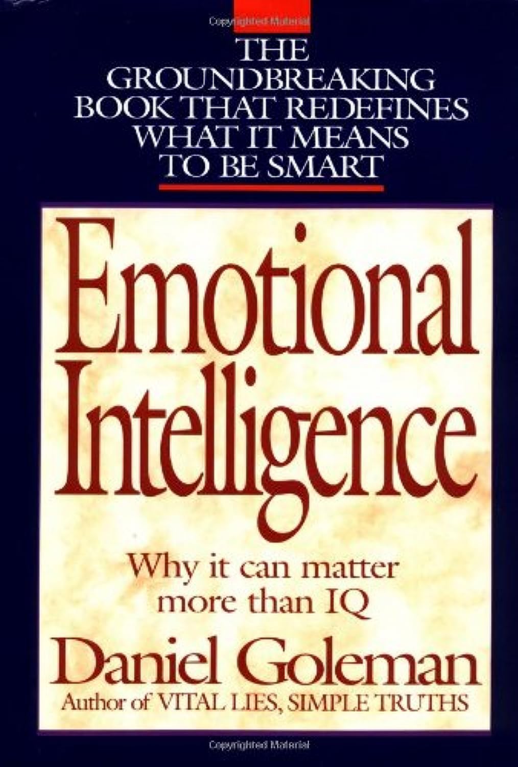 Emotional Intelligence: Why It Can Matter More Than Iq,New