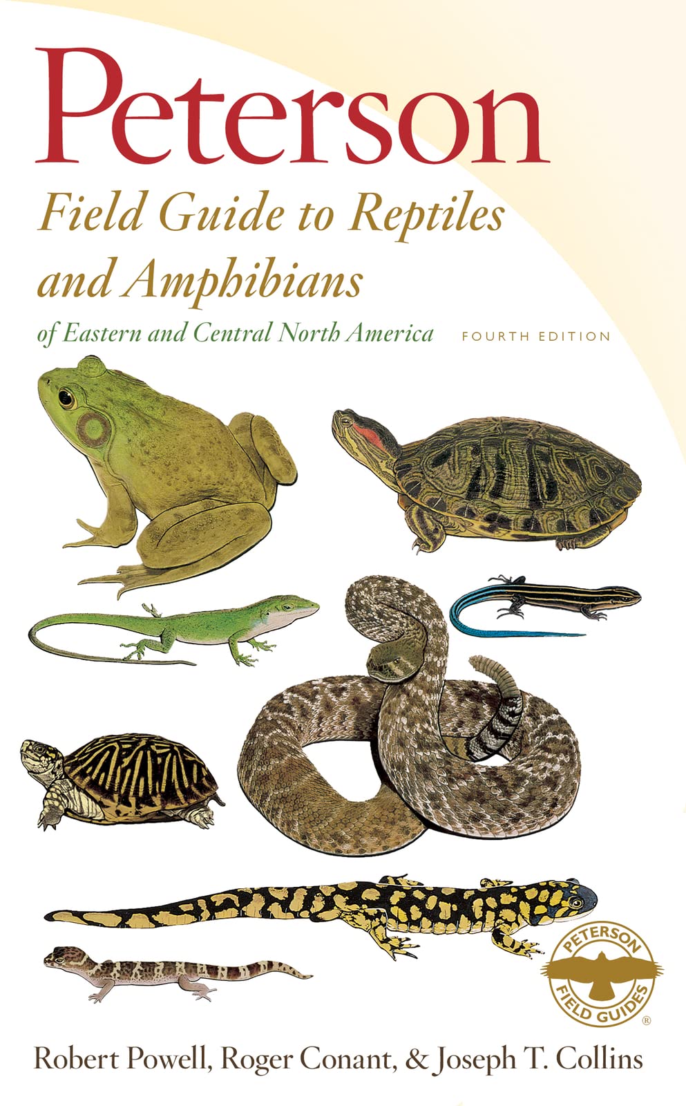 Peterson Field Guide To Reptiles And Amphibians Eastern & Central North America (Peterson Field Guides)-new