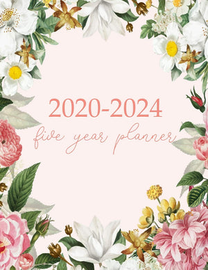 20202024 Five Year Planner: Monthly Logbook and Journal, 60 Months Calendar (5 Year Monthly Agenda 2020, 2021, 2022, 2023, 2024,Used