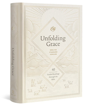 Unfolding Grace: 40 Guided Readings through the Bible (Hardcover),Used