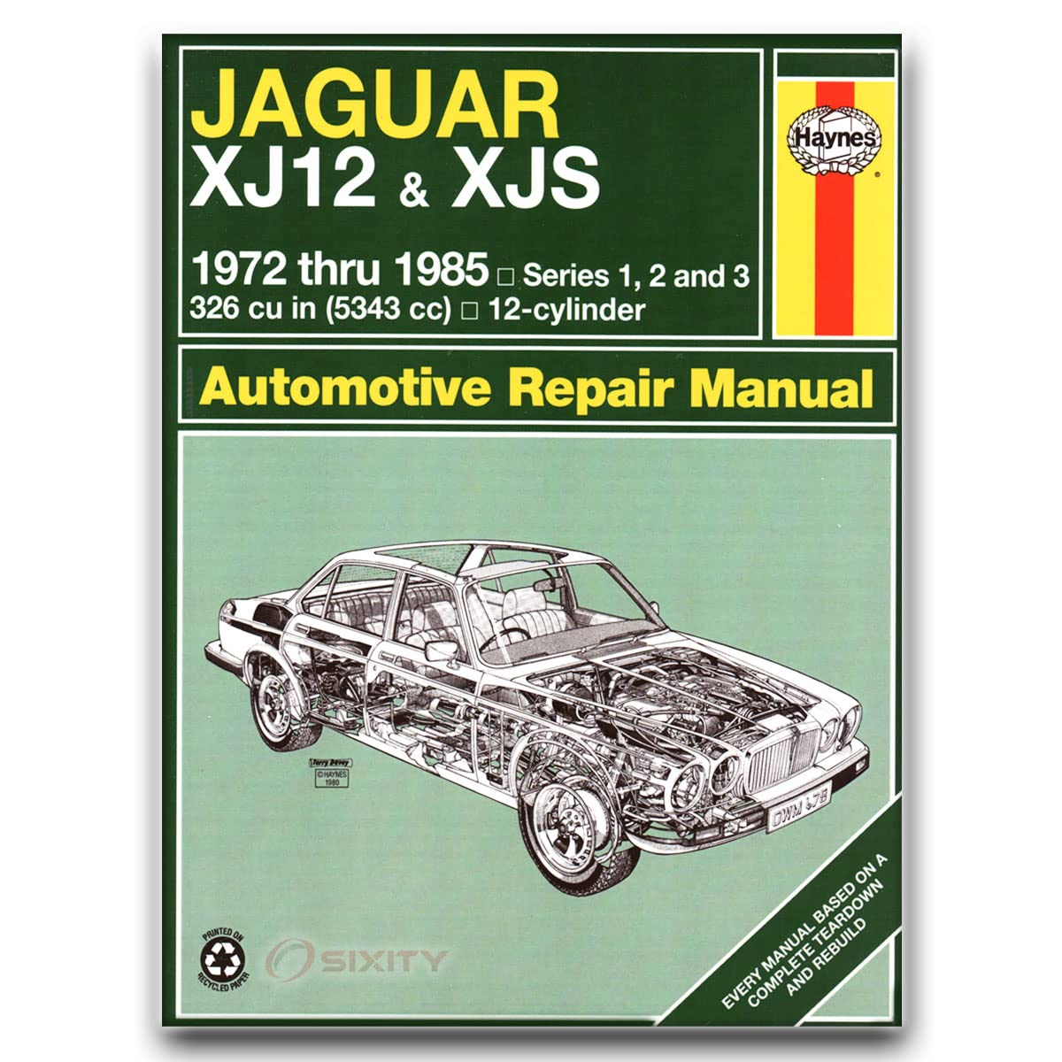 Jaguar XJ12 & XJS '72'85 (Haynes Repair Manuals),Used