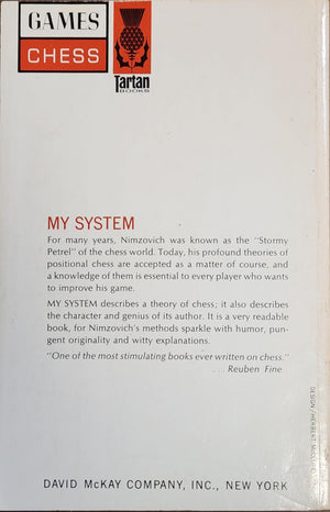 My System: A Treatise on Chess (Tartan Books),Used