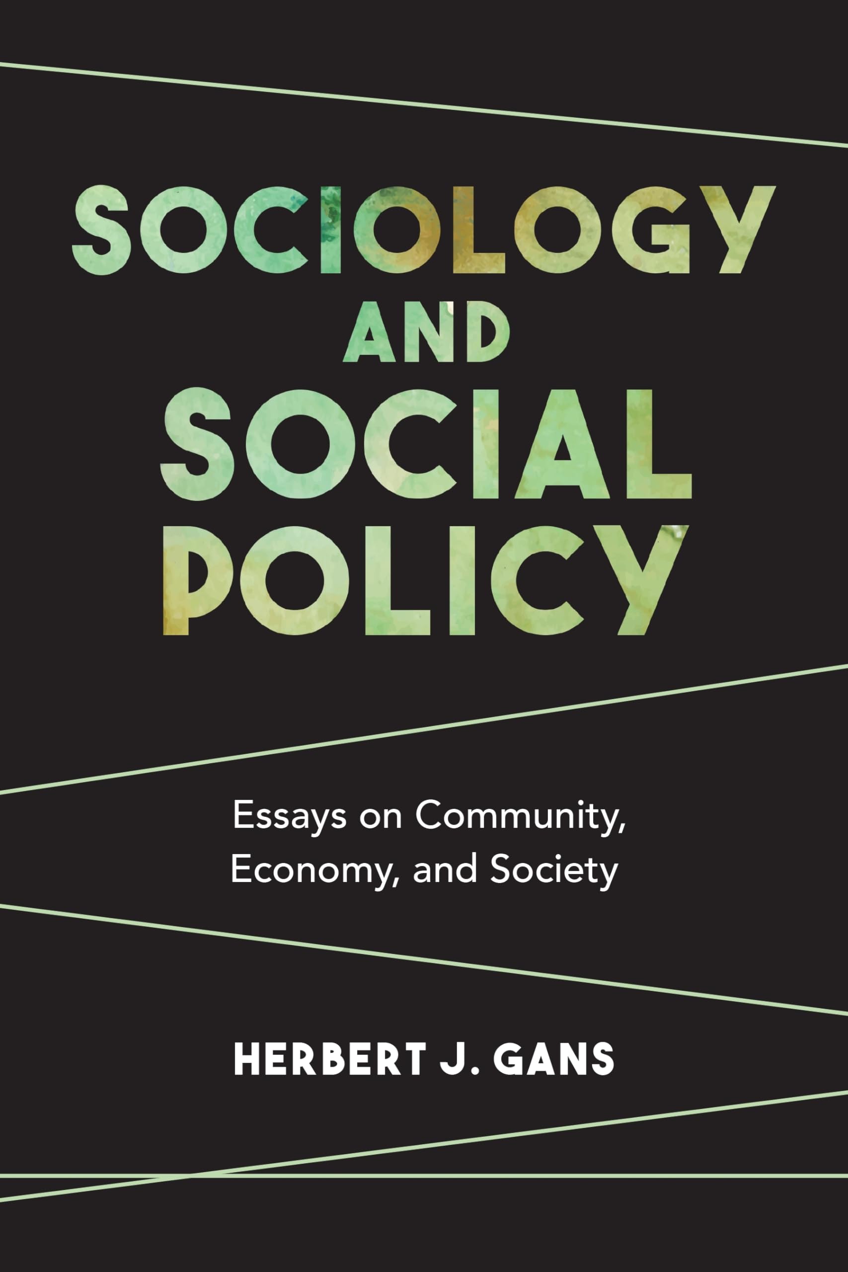 Sociology and Social Policy: Essays on Community, Economy, and Society,New