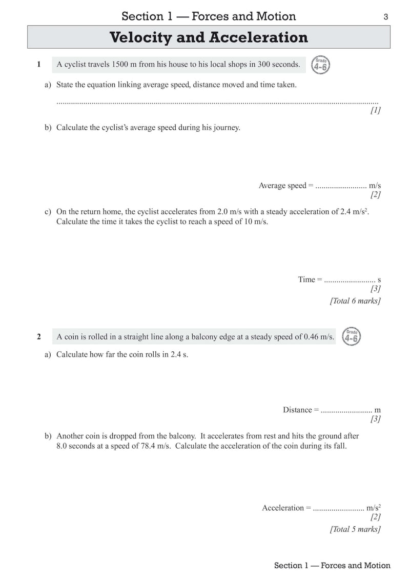 Exam Practice Workbook Includes Answers,Used