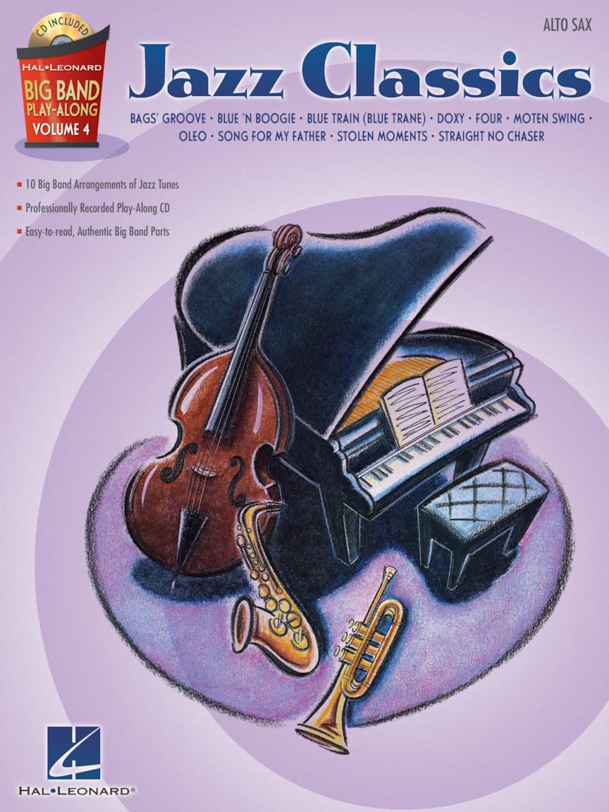 Jazz Classics  Alto Sax: Big Band PlayAlong Volume 4,Used