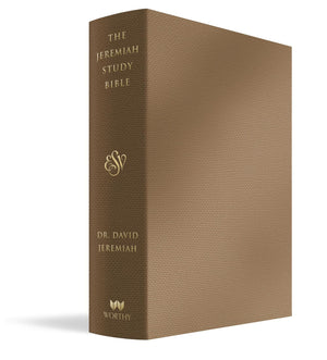 The Jeremiah Study Bible, ESV, Bronze LeatherLuxe: What It Says. What It Means. What It Means for You.,Used