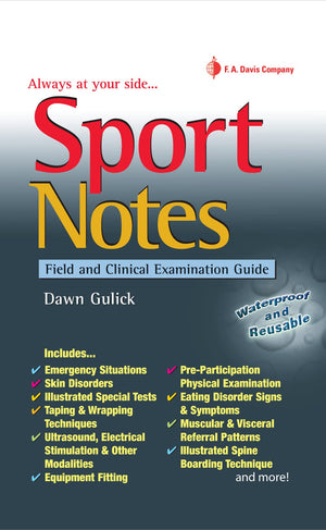 Sport Notes: Field And Clinical Examination Guide,Used