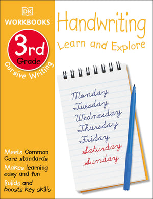 Dk Workbooks: Handwriting: Cursive, Third Grade: Learn And Explore,New