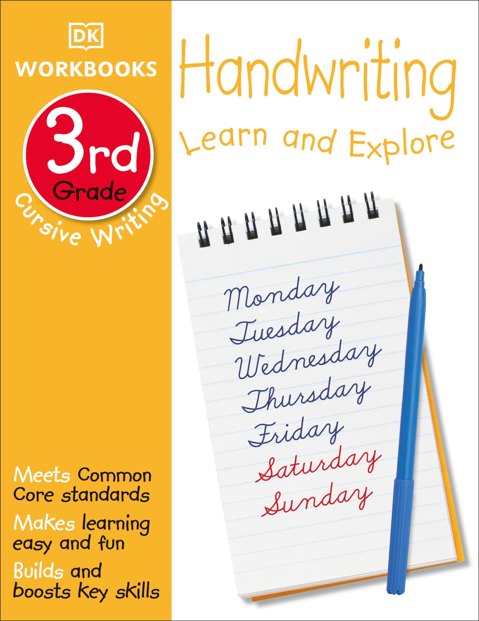 DK Workbooks: Handwriting: Cursive, Third Grade: Learn and Explore,Used