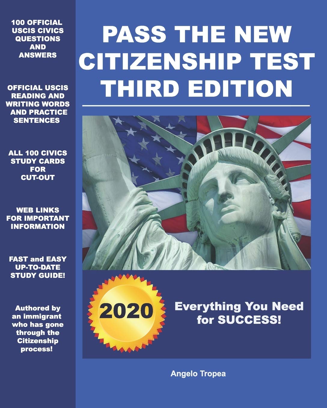 Pass the New Citizenship Test Third Edition,Used