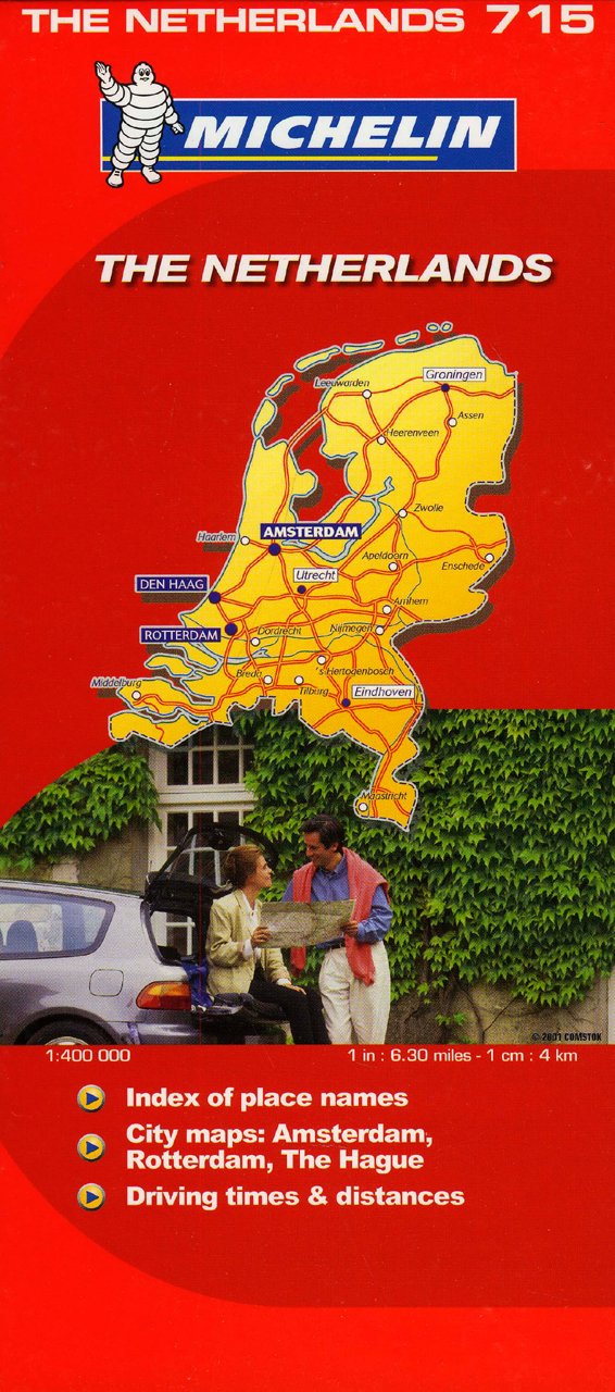 Michelin Map Netherlands 715 (Maps/Country (Michelin)),Used