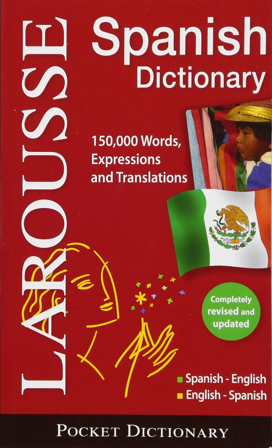 Larousse Pocket Dictionary SpanishEnglish/EnglishSpanish,Used