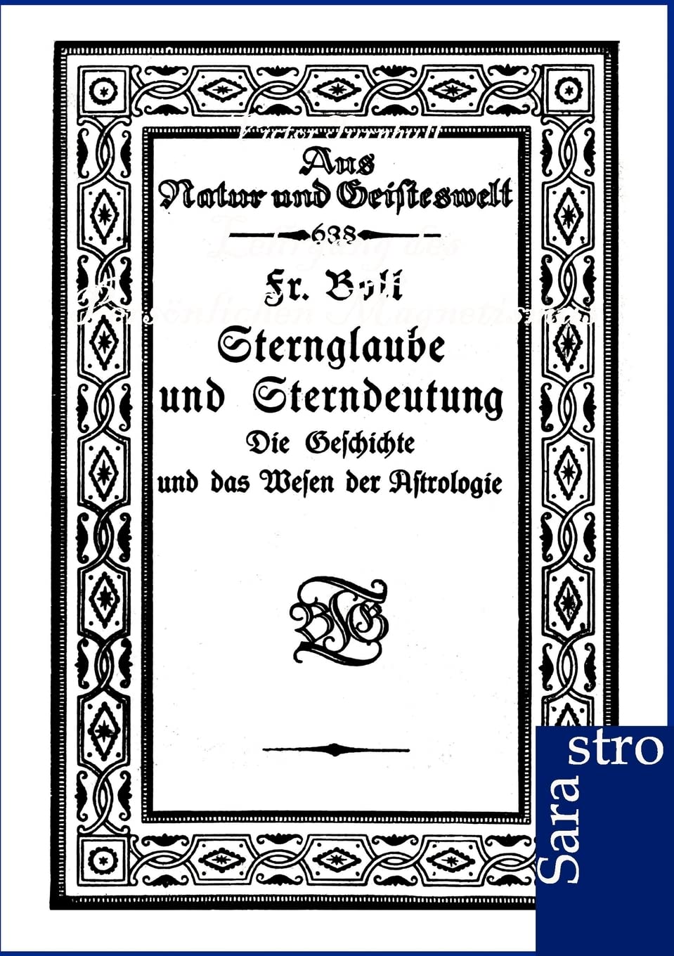 Sternglaube und Sterndeutung (German Edition),Used