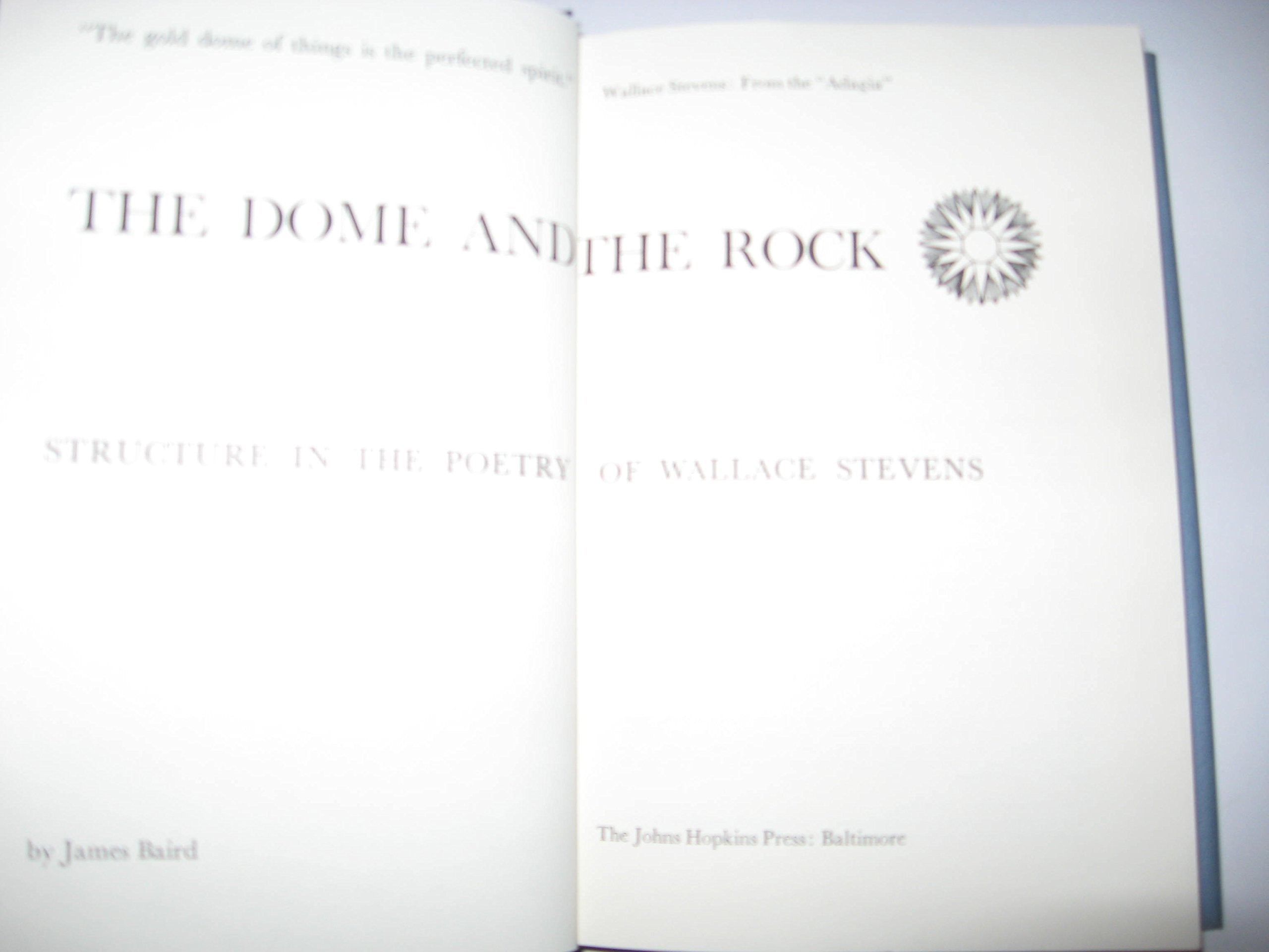 The Dome and the Rock: Structure in the Poetry of Wallace Stevens,Used