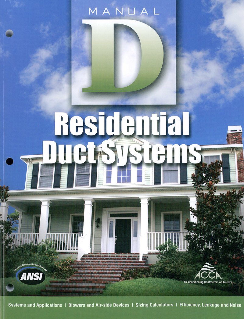 Manual D Residential Duct Systems,Used