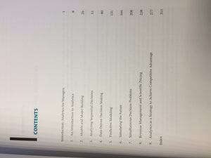 Analytics for Managers: With Excel,Used