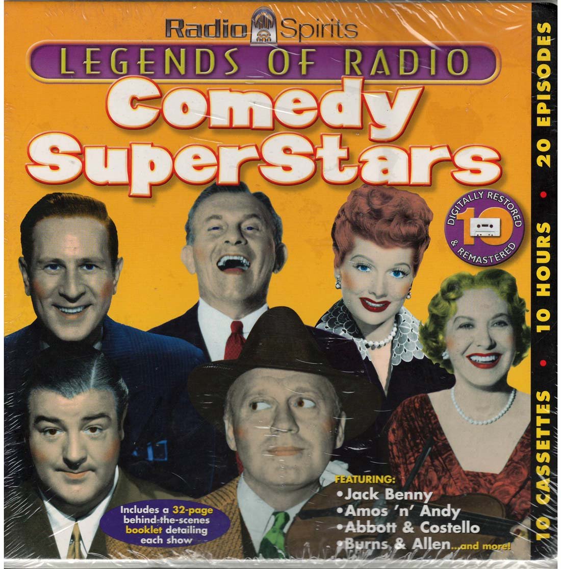 Comedy Superstars [With 32Page Behindthescenes Booklet] (Legends Of Radio),Used