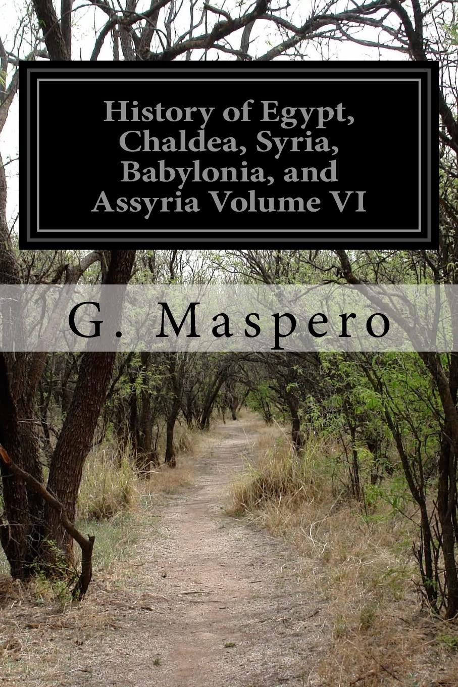 History of Egypt, Chaldea, Syria, Babylonia, and Assyria Volume VI,Used