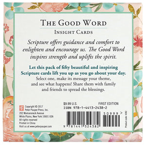 The Good Word Insight Cards (Deck of 50 Scripture Cards with Bible Verses),New