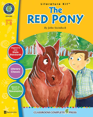 The Red Pony LITERATURE KIT,Used