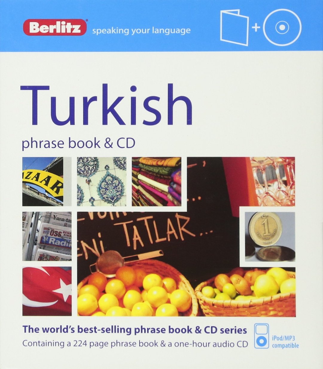 Berlitz Turkish Phrase Book & CD,Used