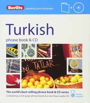 Berlitz Turkish Phrase Book & CD,Used