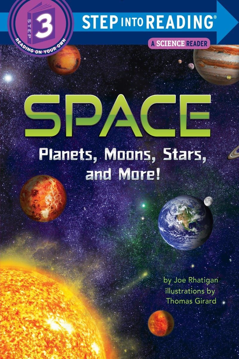 Space: Planets, Moons, Stars, and More! (Step into Reading),Used
