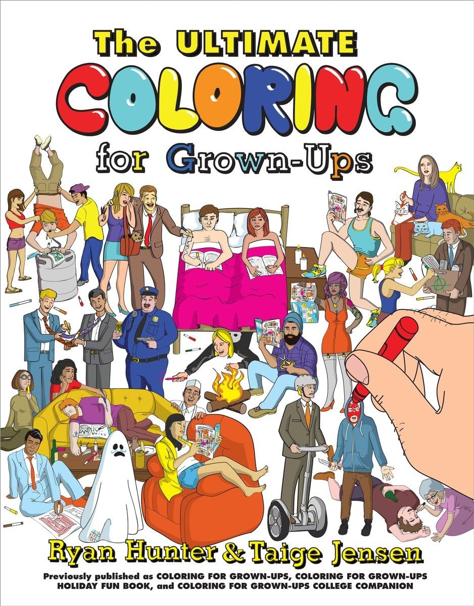 The Ultimate Coloring for GrownUps,Used