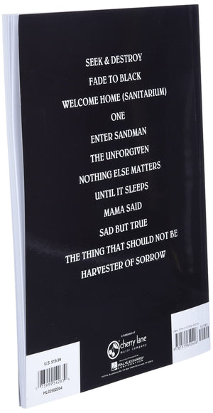 Best of Metallica Piano, Vocal and Guitar Chords,Used