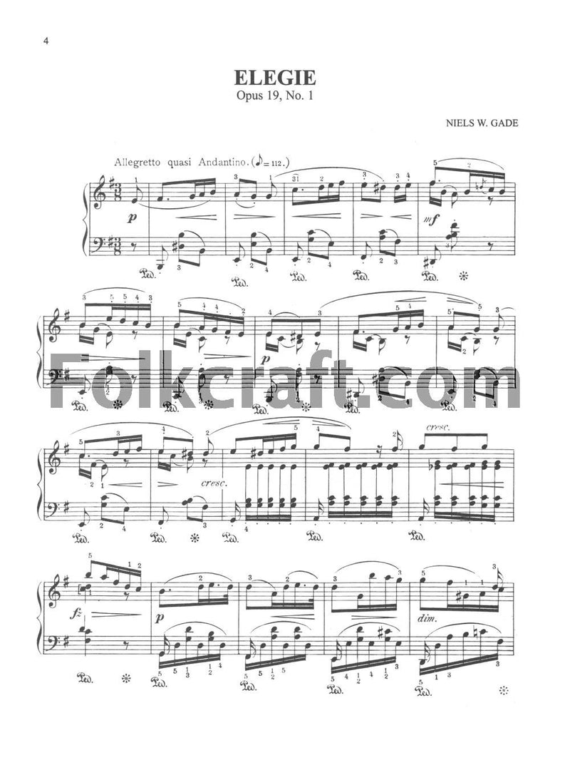 Piano Pieces, Op. 19 (Kalmus Edition),Used