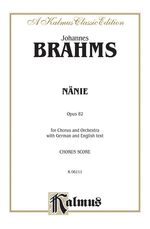NanieNenia: SATB (German, English Language Edition) (Kalmus Edition) (German Edition),Used