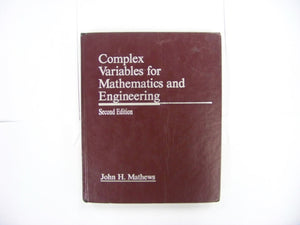 Complex Variables for Mathematics and Engineering,Used