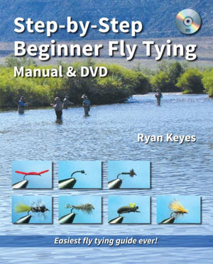 Stepbystep Beginner Fly Tying Manual & Dvd (No Nonsense Fly Fishing Guidebooks),Used