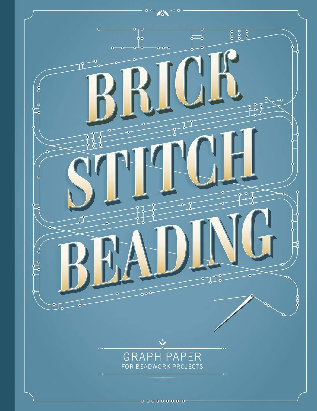 Brick Stitch Beading Graph Paper: Graph paper for your beadwork designs and to keep record of your own brick stitch patterns,Used