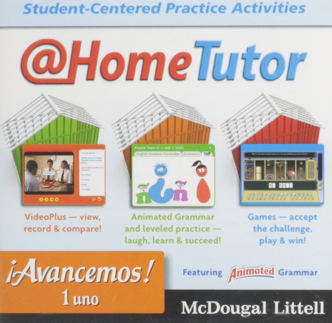 Avancemos Level 1, Grades 912 at Home Tutor: Mcdougal Littell Avancemos (Ml Spanish) (Spanish Edition),Used