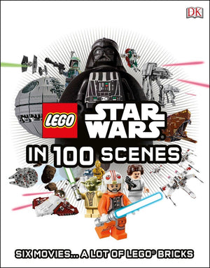 LEGO Star Wars in 100 Scenes: 6 Movies . . . a Lot of LEGO Bricks,Used