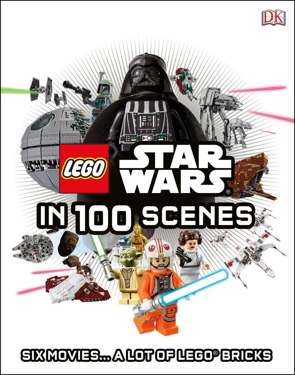 LEGO Star Wars in 100 Scenes: 6 Movies . . . a Lot of LEGO Bricks,Used
