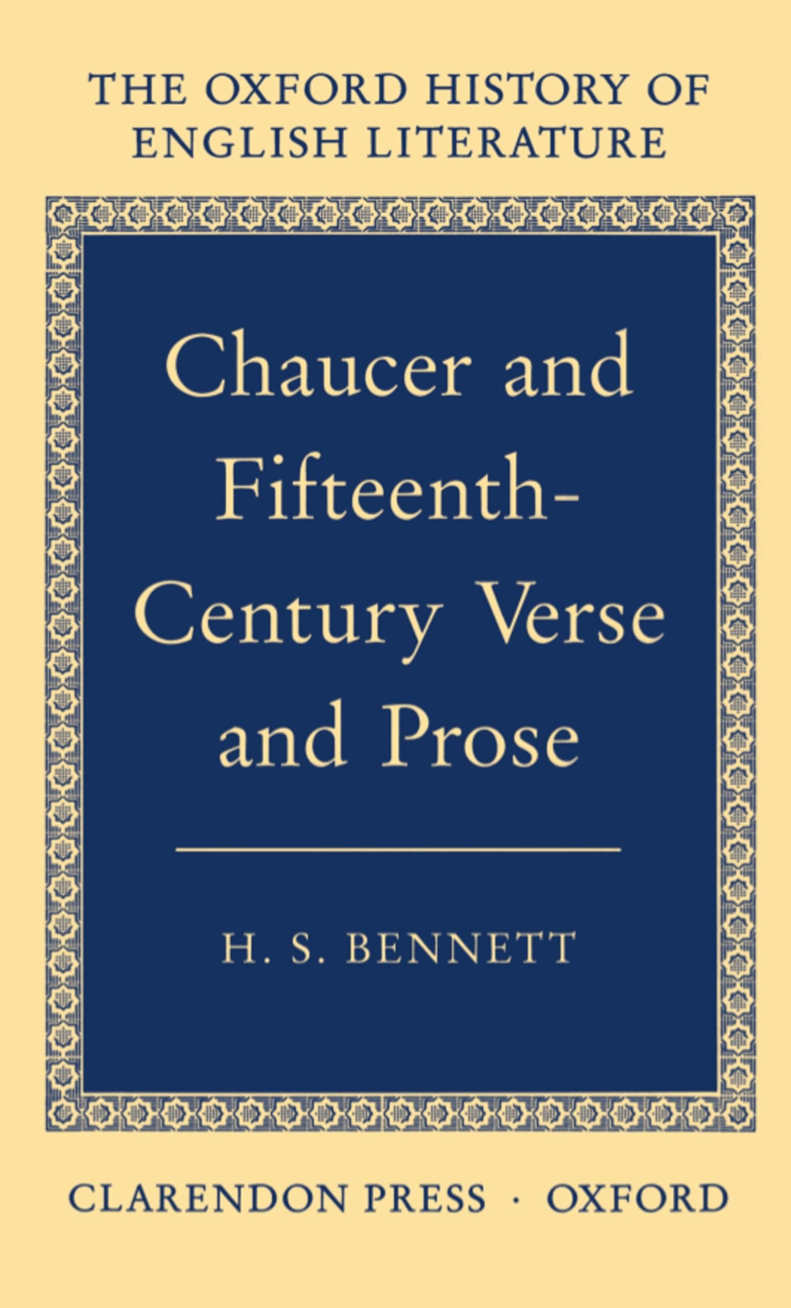 Chaucer and FifteenthCentury Verse and Prose (Oxford History of English Literature) (VOLUME II),Used