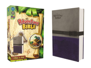 Niv, Adventure Bible, Leathersoft, Gray/Blue, Full Color