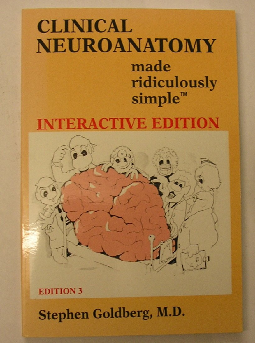 Clinical Neuroanatomy Made Ridiculously Simple (3rd Edition; Book & CDROM),New
