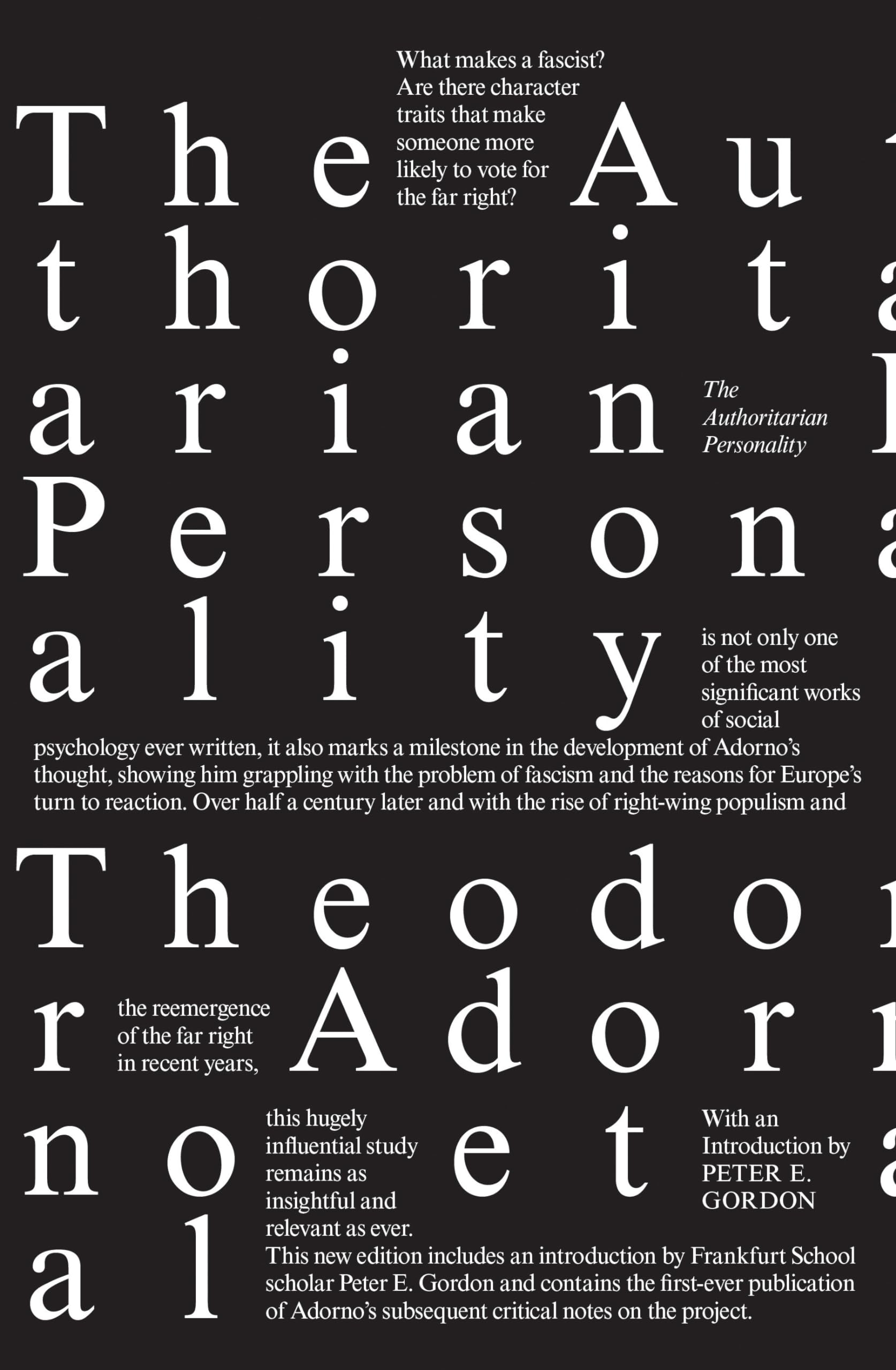 The Authoritarian Personality,Used