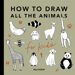 All the Animals: How to Draw Books for Kids with Dogs, Cats, Lions, Dolphins, and More (How to Draw For Kids Series),Used