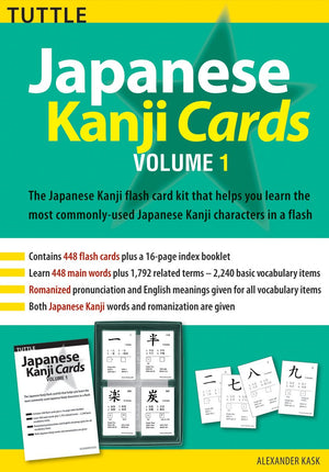 Japanese Kanji Cards Kit Volume 1 (1) (Tuttle Flash Cards),New