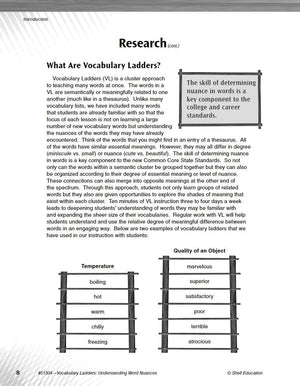 Vocabulary Ladders: Understanding Word Nuances Level 5,Used