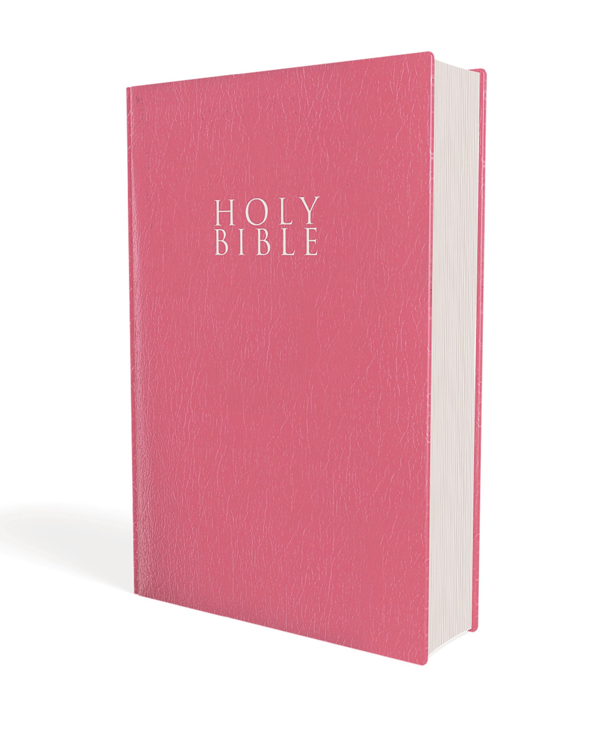 Niv, Gift And Award Bible, Leatherlook, Pink, Red Letter, Comfort Print