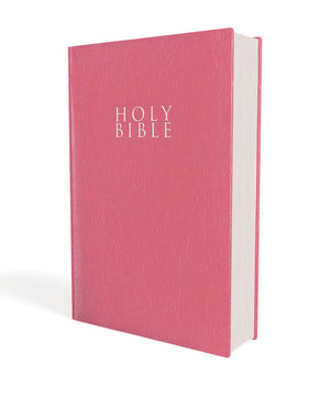 Niv, Gift And Award Bible, Leatherlook, Pink, Red Letter, Comfort Print