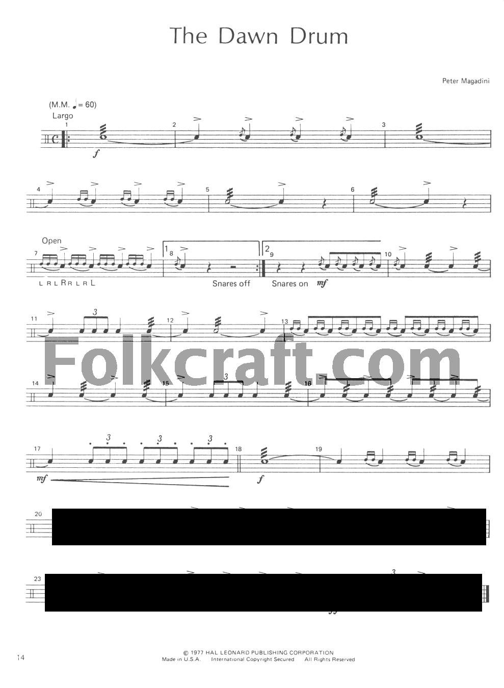 Master Solos  Percussion  Intermediate Level,Used