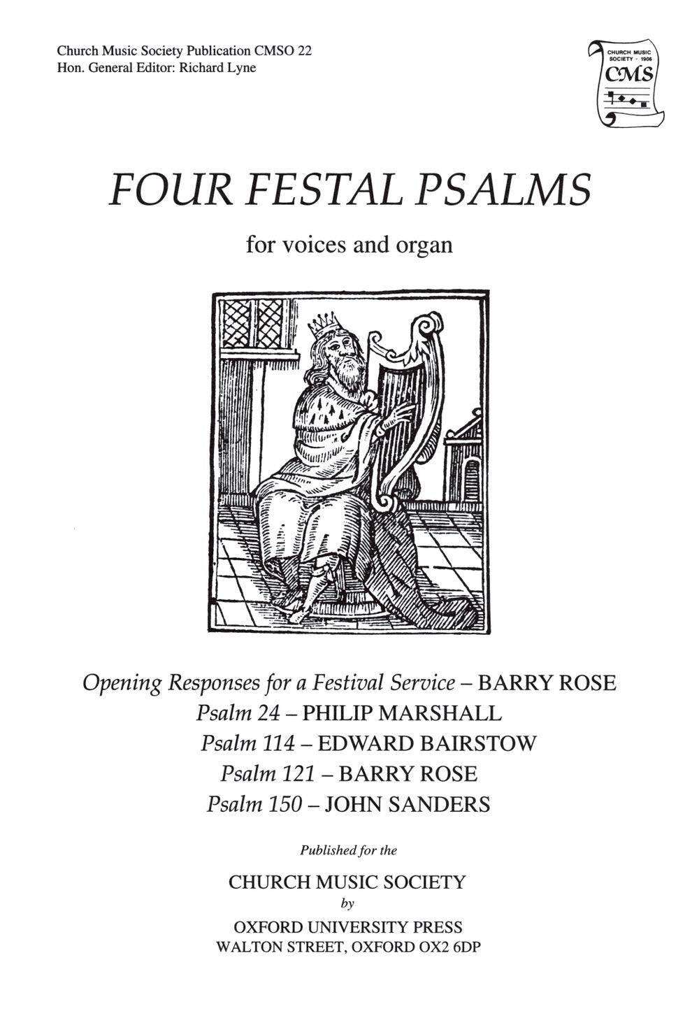 Four Festal Psalms (Church Music Society publications),Used