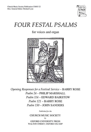 Four Festal Psalms (Church Music Society publications),Used