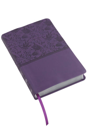 CSB Ultrathin Reference Bible, Purple LeatherTouch,Used